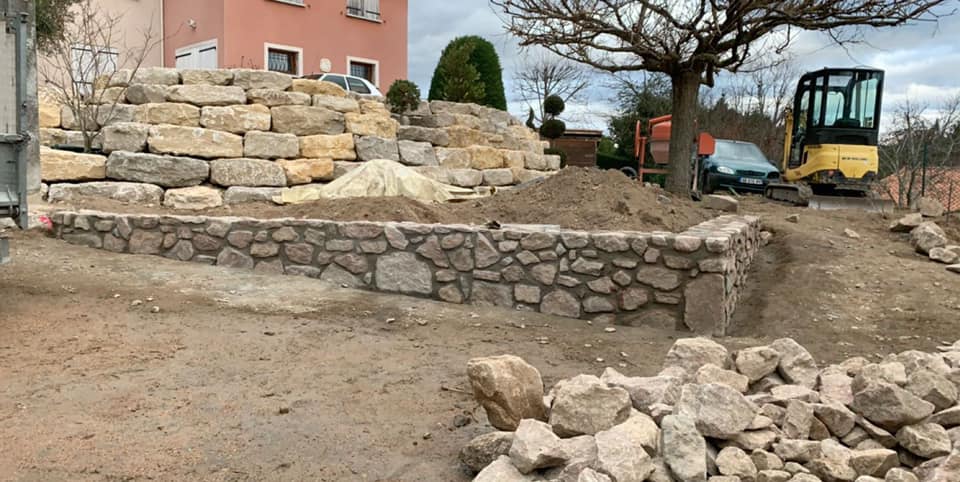 Maçonnerie paysagère Villefranche-sur-Saône